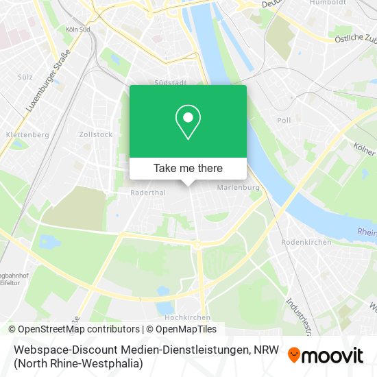 Webspace-Discount Medien-Dienstleistungen map