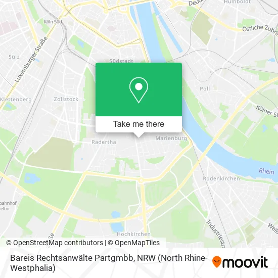 Карта Bareis Rechtsanwälte Partgmbb