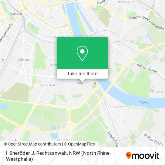 Hüneröder J. Rechtsanwalt map