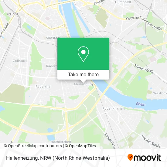 Карта Hallenheizung