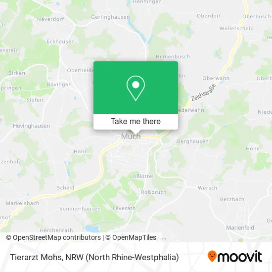 Карта Tierarzt Mohs