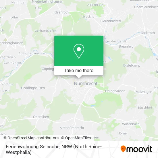 Ferienwohnung Seinsche map