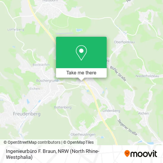 Карта Ingenieurbüro F. Braun