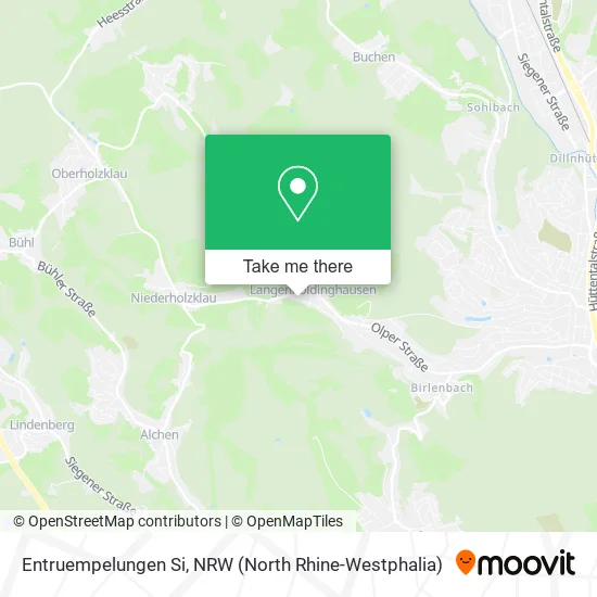 Карта Entruempelungen Si