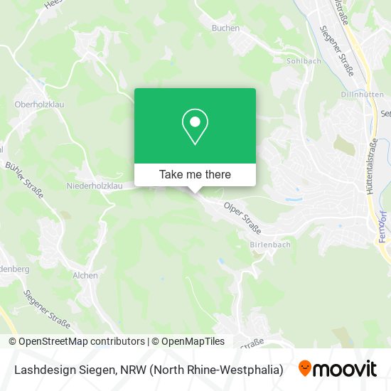 Lashdesign Siegen map