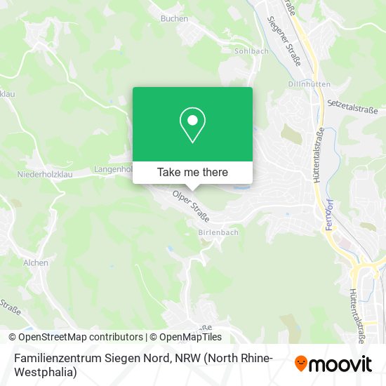 Familienzentrum Siegen Nord map