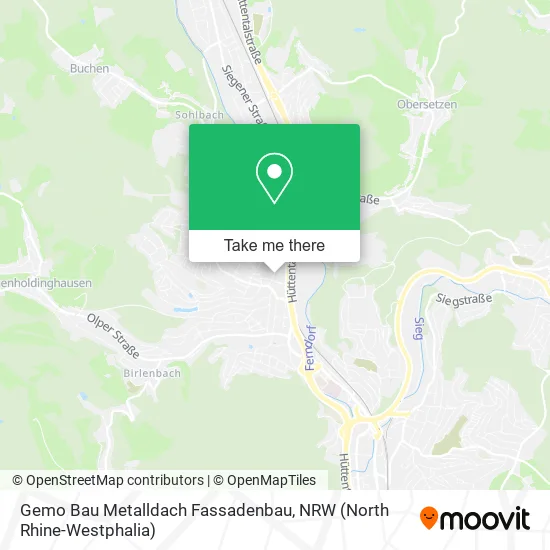 Gemo Bau Metalldach Fassadenbau map