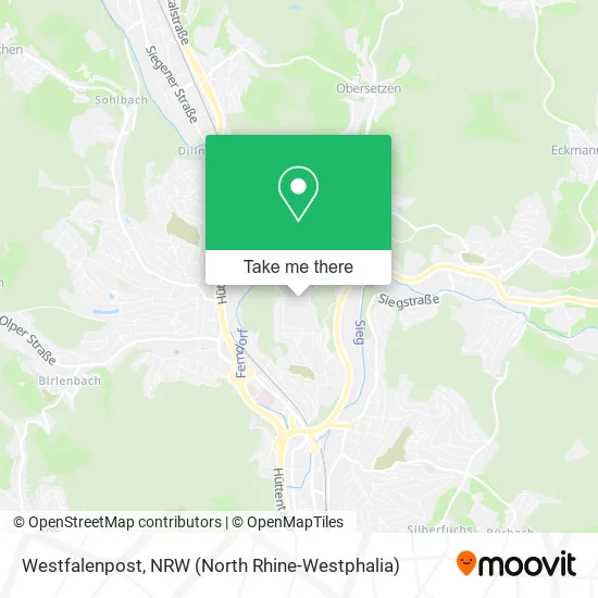 Карта Westfalenpost