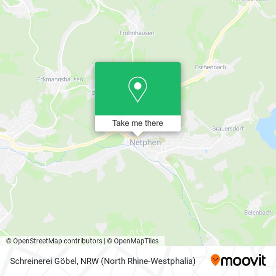 Schreinerei Göbel map