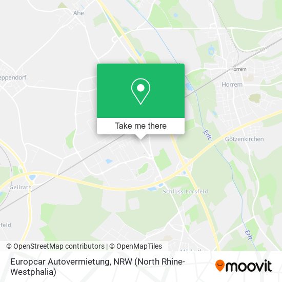 Europcar Autovermietung map