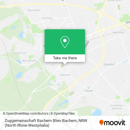 Карта Zuggemeinschaft Bachem Bliev Bachem