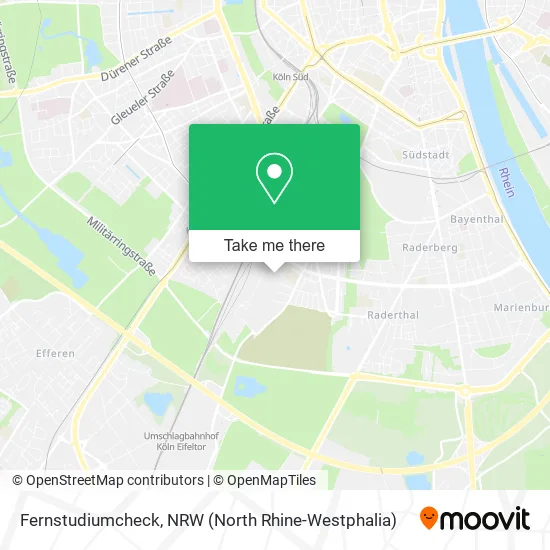 Карта Fernstudiumcheck