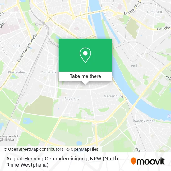 Карта August Hessing Gebäudereinigung