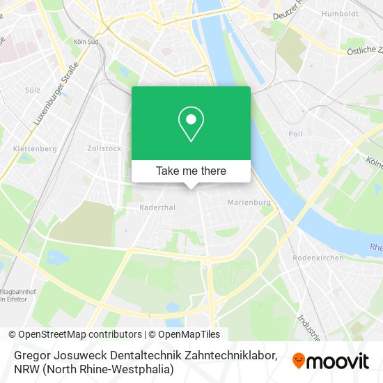 Gregor Josuweck Dentaltechnik Zahntechniklabor map
