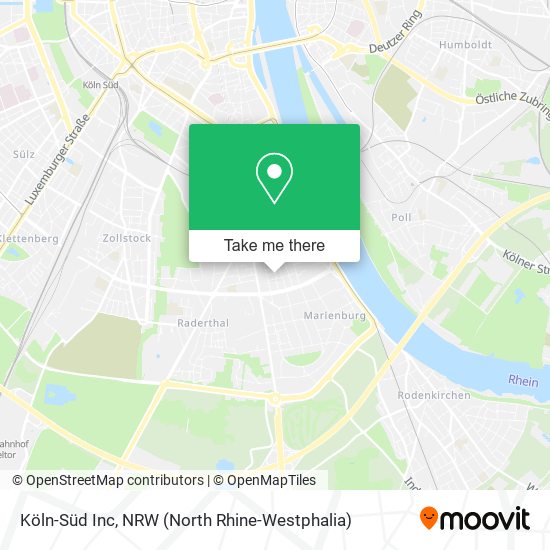 Köln-Süd Inc map