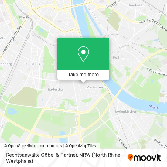 Карта Rechtsanwälte Göbel & Partner