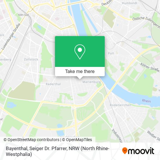 Bayenthal, Seiger Dr. Pfarrer map