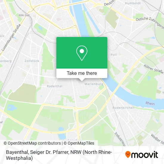 Карта Bayenthal, Seiger Dr. Pfarrer
