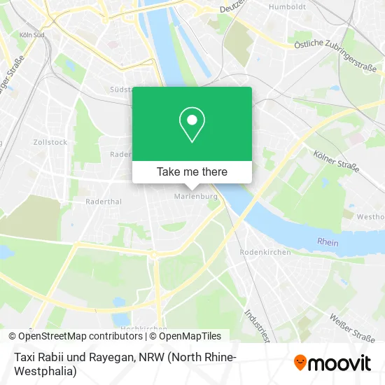 Карта Taxi Rabii und Rayegan