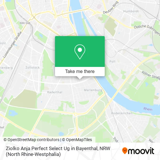 Карта Ziolko Anja Perfect Select Ug in Bayenthal