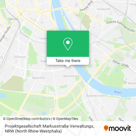Карта Projektgesellschaft Markusstraße Verwaltungs