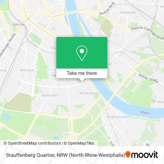 Stauffenberg Quartier map