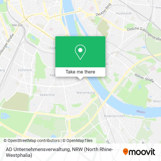 AD Unternehmensverwaltung map