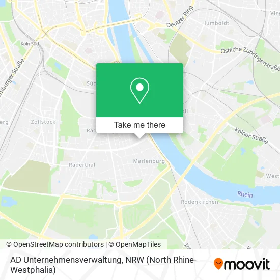 Карта AD Unternehmensverwaltung