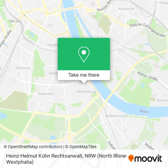 Карта Heinz-Helmut Kühn Rechtsanwalt