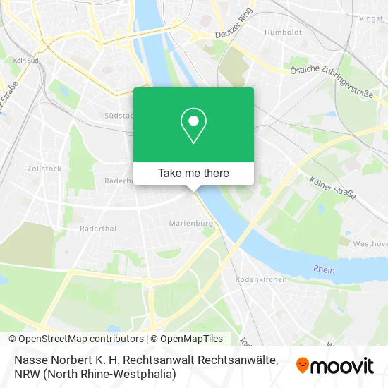 Карта Nasse Norbert K. H. Rechtsanwalt Rechtsanwälte