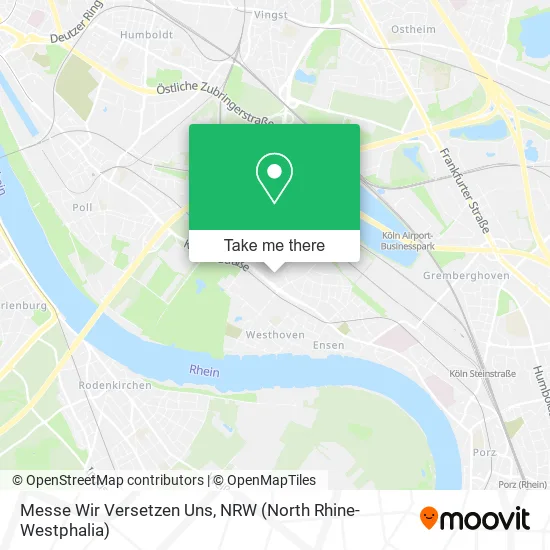 Карта Messe Wir Versetzen Uns