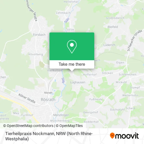 Карта Tierheilpraxis Nockmann