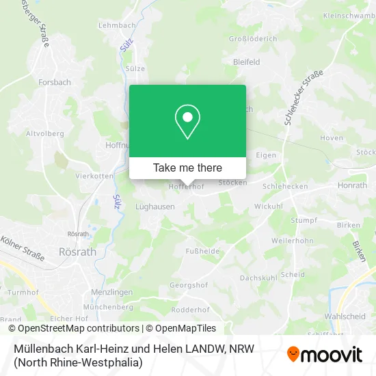 Карта Müllenbach Karl-Heinz und Helen LANDW