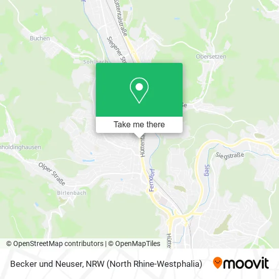 Карта Becker und Neuser