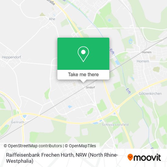 Raiffeisenbank Frechen Hürth map