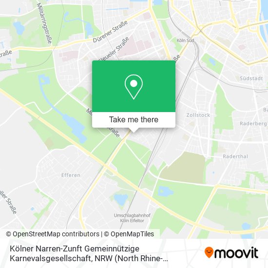 Kölner Narren-Zunft Gemeinnützige Karnevalsgesellschaft map
