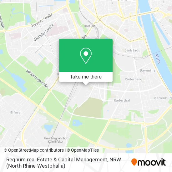 Карта Regnum real Estate & Capital Management