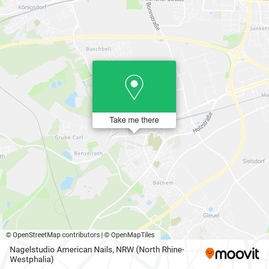 Nagelstudio American Nails map