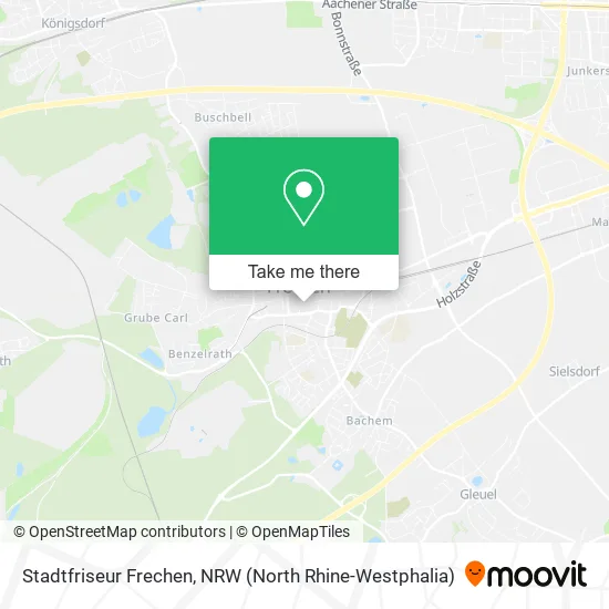 Карта Stadtfriseur Frechen
