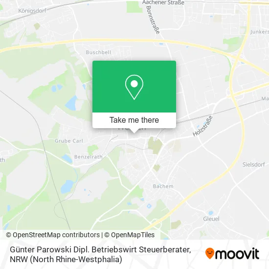 Günter Parowski Dipl. Betriebswirt Steuerberater map