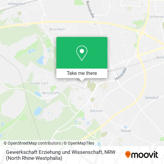 Gewerkschaft Erziehung und Wissenschaft map