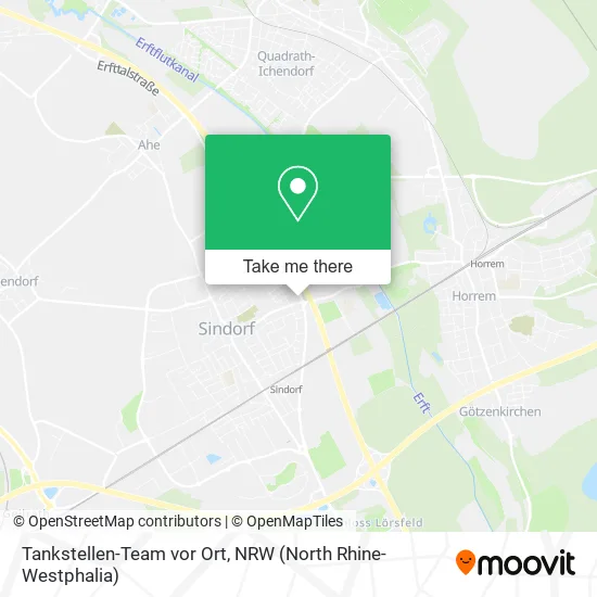 Карта Tankstellen-Team vor Ort