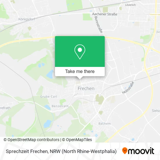 Карта Sprechzeit Frechen