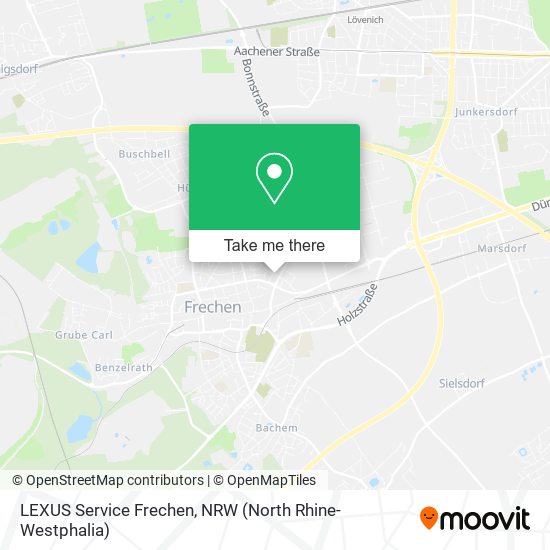 LEXUS Service Frechen map