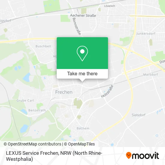 Карта LEXUS Service Frechen