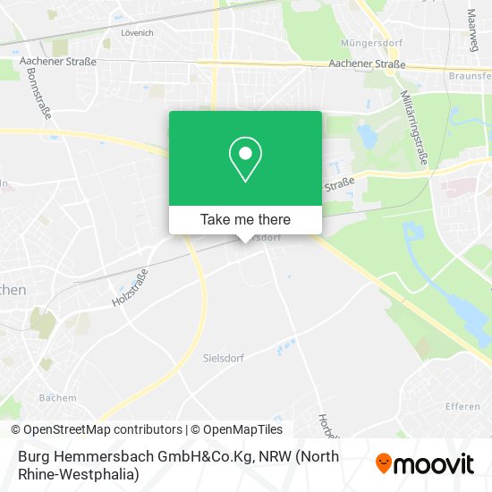 Burg Hemmersbach GmbH&Co.Kg map