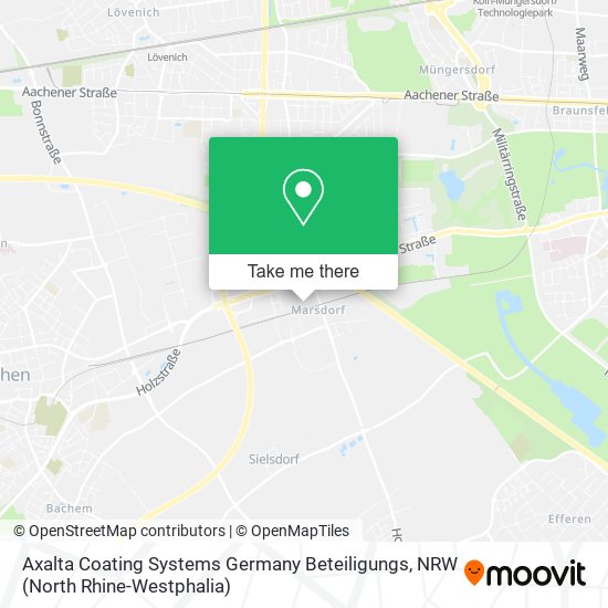 Axalta Coating Systems Germany Beteiligungs map