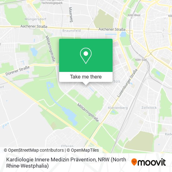 Kardiologie Innere Medizin Prävention map