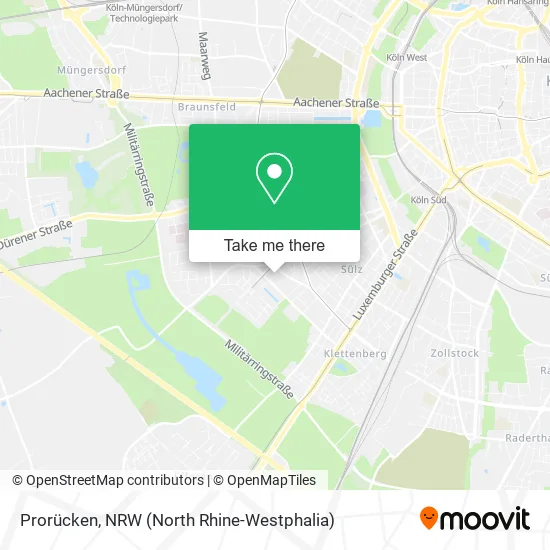 Карта Prorücken