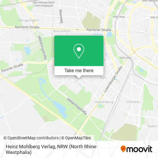 Карта Heinz Mohlberg Verlag